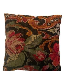 Large Floral Pillow Made from a Vintage Hand Woven Old Kilim
Rug From Turkey